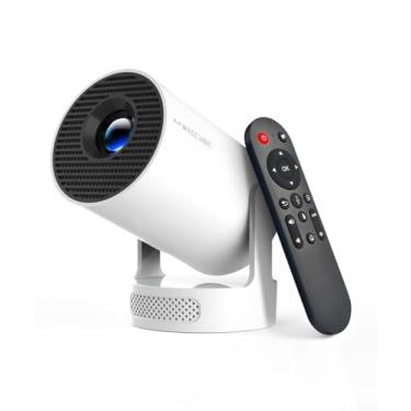 Imagem de Suporte para miniprojetor 4K com WiFi 6 e Bluetooth 5.4 (creme)