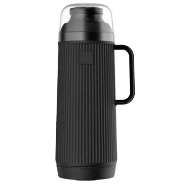 Imagem de Garrafa Termica Mundial 1 Litro Preta - Termolar