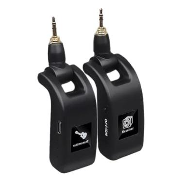 Imagem de Transmissor Receptor Guitarra Sem Fio P2 + P10 Baixo Violão