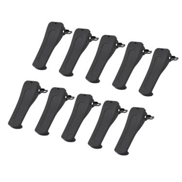 Imagem de Generic Walkie Talkie Cinto Clipe de Fixação Durável para BF-888S BF-666S H-777 10 Peças para Atividades Ao Ar Livre