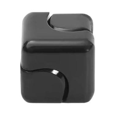 Imagem de Brinquedo Antiestresse Adulto Cubo Metálico Giratório 3D Quebra-Cabeça