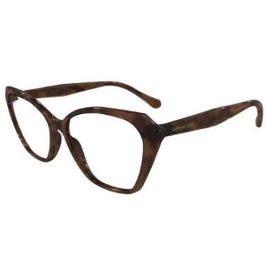 Imagem de Óculos de Grau Carol Cazassa Mariana Rios Marrom MR1054 3179-54-Feminino