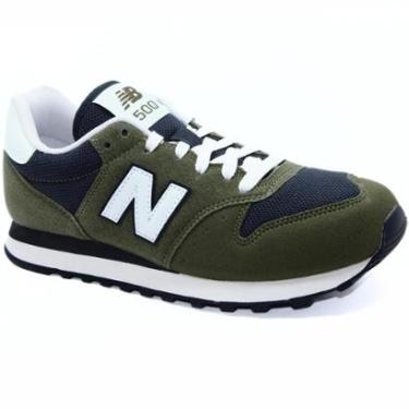 Imagem de Tênis New Balance 500 V2 Masculino - Verde Escuro - 44-Masculino