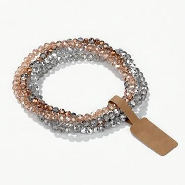 Imagem de Pulseiras de contas para mulheres, pulseira de vidro retrô moderna, presentes para mulheres, etiqueta de amizade, pulseiras de joias, One Size, Vidro, Sem Pedra Preciosa