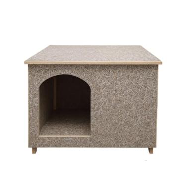 Imagem de Casinha Cachorro de Madeira Ecológica Casa Edícula Pet Cães e Gatos Porte Pequeno Médio,criado mudo,mesinha de cabeceira(N°1)