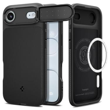 Imagem de Capa Spigen para iPhone 17 Air, Optik Armor [MagFit] projetada para Apple iPhone 17 Air - Preto
