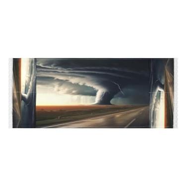 Imagem de Wassud Sandstorm (2) capas de lavadora e secadora, protetor de lavadora com sacos de armazenamento, capa de geladeira à prova de poeira com bolsos para lavanderia doméstica, cozinha, 120 x 55 cm