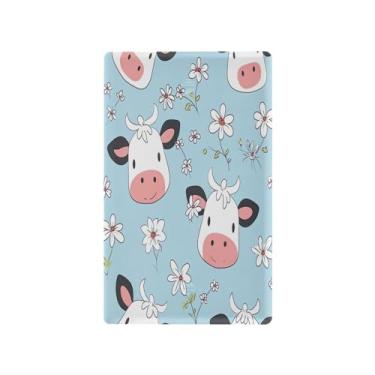 Imagem de Wassud Placa de cobertura para interruptor de luz, interruptor único, capas de tomada, placa de parede, vacas e flores, decoração de casa, sala de estar, quarto, decoração