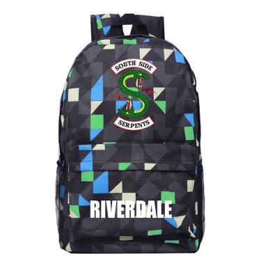 Imagem de Mochila escolar infantil Riverdales com impressão 3D Oxford 480g