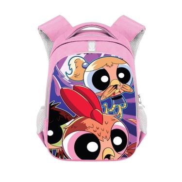 Imagem de Mochila Powerpuff Girls Buttercups Blossoms Bubbles Kids