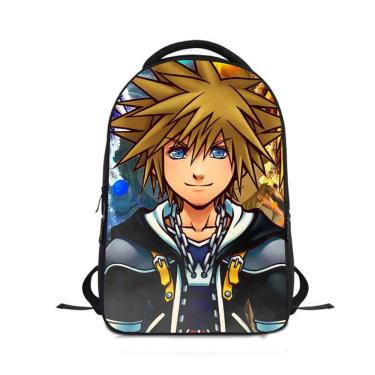 Imagem de Mochila escolar infantil Kingdoms Hearts 3D Oxford 24x12x30cm