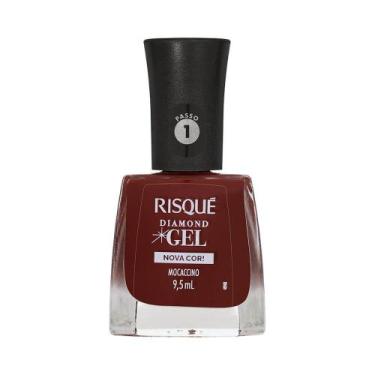 Imagem de Esmalte Risqué Diamond Gel Nova Cor Mocaccino - RISQUE