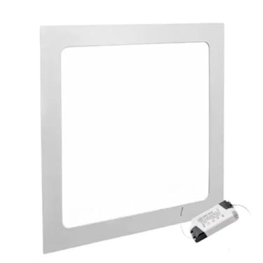 Imagem de Painel Plafon com Drive Reator Ultrafino Quadrado 30X30 cm de Embutir LED 25w - Branco Frio 6500K Bivolt - Branco