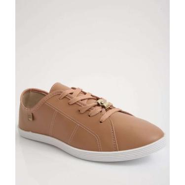 Imagem de Tênis Casual Feminino Recorte Beira Rio-13098, Marrom, 36