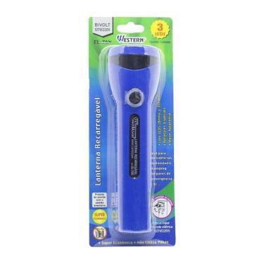 Imagem de Lanterna Recarregável Western Curta 3 Leds