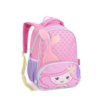 Imagem de Mochila Escolar Costas Infantil Creche Bichinhos Divertida - Seanite, 
