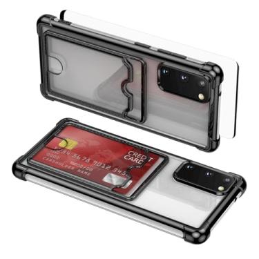 Imagem de Asuwish Capa de celular para Samsung Galaxy S20 5G 6,2 polegadas com protetor de tela de vidro temperado e suporte de cartão rígido híbrido resistente à prova de choque acessórios S 20 20S UW S2O G5