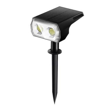 Imagem de Luminária Espeto Jardim Led Solar50W Prova D'Água Luz Branca - Kh7