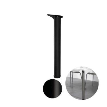 Imagem de Pé Para Mesa Cilíndrico Ø60 X 71 Cm Preto Hardt, Aço, Preto