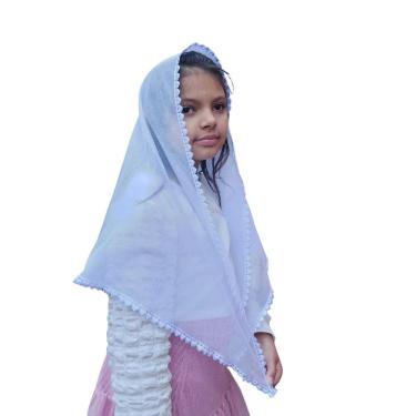 Imagem de Véu CCB Coração Renda Estreita Juvenil