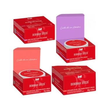 Imagem de Conjunto Deborah Secco Creme Corporal Clareador + Gel Esfoliante Corporal Frutas Vermelhas Intt, Uso Externo