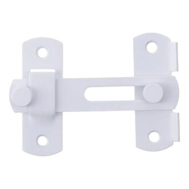 Imagem de Fechaduras de porta de janela de aço inoxidável, fechaduras de corrente de porta de janela, kits de fácil instalação, ferragens domésticas para janelas, portas, geladeiras, armários, cercas, portas