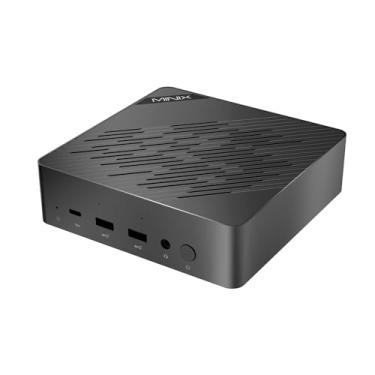 Imagem de MINIX EU715-AI Mini PC, Intel Core Ultra 7 155H 32GB DDR5 1TB PCIe 4 SSD Mini Computador de Mesa/AI Boost/8K/Dual 2.5G/WiFi 6E/Quad Display Windows 11 Pro Mini Computadores para Gaming Business Office