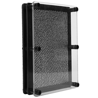 Imagem de ZJchao Brinquedo de Arte de Pino de Aço Inoxidável, Modelo de Mão 3D Ornamento de Mesa Com Agulhas de Extremidade Plana para Crianças Adultos Escritório Decoração de Casa Presente