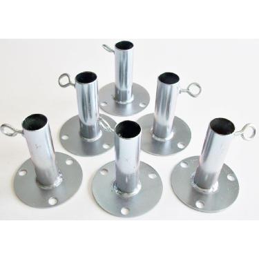 Imagem de 6 peças – 2,54 cm (1") encaixe curto para o dossel / encaixe de placa de chão para gaiola de batida) (FPB)