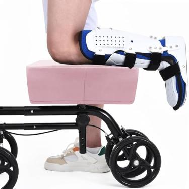 Imagem de SPRING SEAON Capa de almofada de scooter de joelho para adultos confortável almofada de tecido legal para scooters de joelho acessórios para alívio da dor adequada para deslizamento de verão