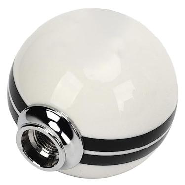 Imagem de Generic Botão de Mudança de Marcha de Resina de Metal de 5 Velocidades Aperto Confortável Adequado para Apto para 1967-2018 Substituição do Botão da Alavanca de Mudança Manual para Proprietários