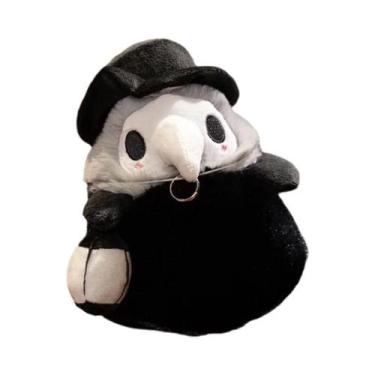 Imagem de Boneco De Pelúcia Corvo Luminoso De 20cm, Personagem De Desenho Animad