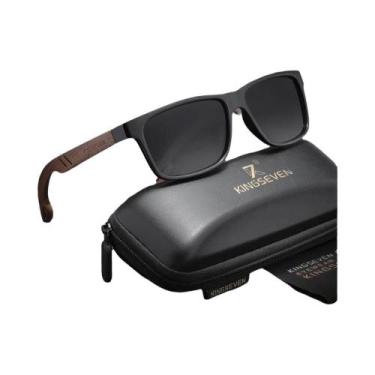 Imagem de Óculos De Sol Vintage De Madeira Polarizados UV400 Para Homens E Mulhe