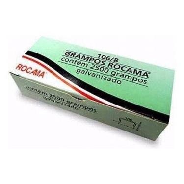 Imagem de Grampo 106/8 Galvanizado 2500 Grampos - Rocama