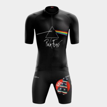 Imagem de Conjunto de Ciclismo Masculino - Camisa Roda Vermelha (PRO) e Bermuda GEL (WAY)-Masculino