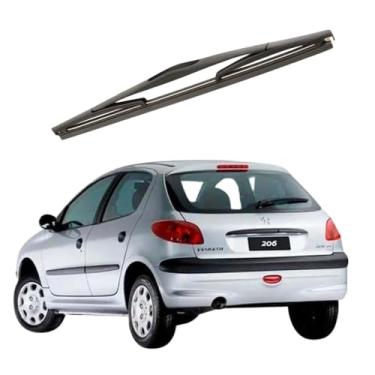 Imagem de TIGER AUTO - PALHETA PARABRISA TRASEIRO EM SILICONE COMPATIVEL PGT 206 1998>2013