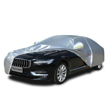 Imagem de Tecoom Capa de carro à prova d'água, à prova de vento, sol, chuva, neve, proteção adequada para Tesla Model 3 Toyota Corolla 2000-2023 Honda Civic 1991-2023, Kia Stinger/Forte, capas completas Sedan