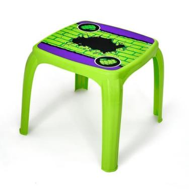 Imagem de Mesa Infantil Plastica P/ Atividades Criança Incrível Hulk - Usual Uti