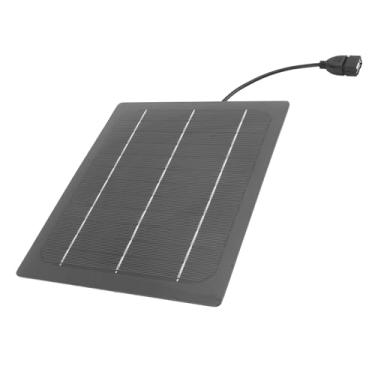 Imagem de aqxreight Painel Solar Monocristalino de 7 W Portátil para Acampamento Ao Ar Livre Banco de Energia USB Telefone Emergência Luz Solar Leve para Conversor de Energia Caminhadas Viagem Essencial