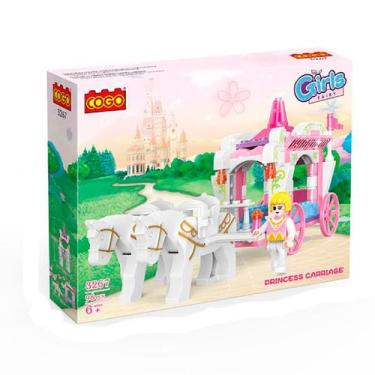 Imagem de Blocos de Montar Carruagem de Princesa 98 pçs 3267 - COGO Dorémi