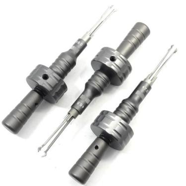 Imagem de Jogo 3x Chave Mestra Micha Mixa Tetra Goso Cadeado Porta