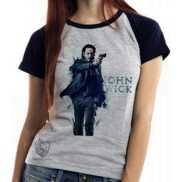 Imagem de Baby look blusa feminina ou Camiseta unissex John Wick, Camiseta P
