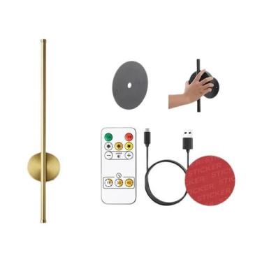 Imagem de Lâmpada De Parede LED Recarregável 360 graus Interruptor Touch Sem Fio