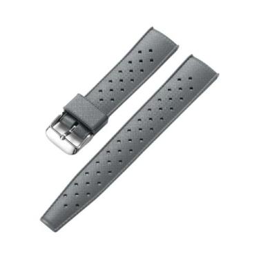 Imagem de Pulseira De Relógio De Borracha Tropical FKM Com Liberação Rápida 20mm