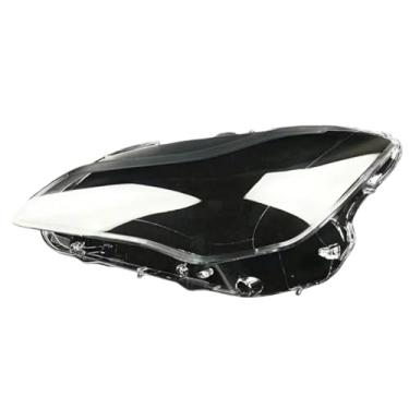 Imagem de Compatível Com Maserati Quattroporte 2018 2019 2020 Faróis Dianteiros Do Carro Lente Capa Lâmpada Escudo Farol De Vidro Habitação Abajur Transparente(Left side)