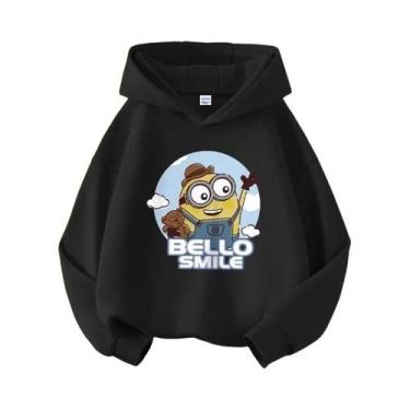 Imagem de Moletom Com Capuz Estampado Minions Despicable Me Para Meninos E Menin