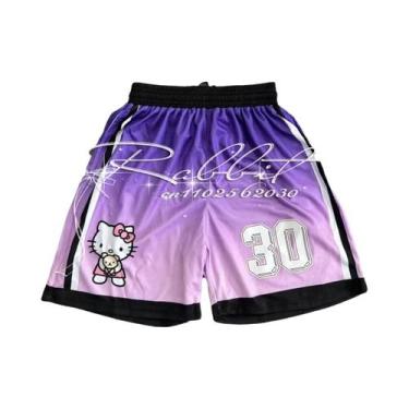 Imagem de Bermuda Esportiva De Secagem Rápida Hello Kitty Para Meninos E Meninas