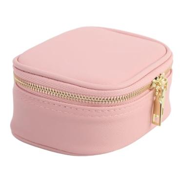 Imagem de KUIDAMOS Estojo de Cosméticos Com Espelho LED Com Brilho Ajustável para Viagens, Bolsa de Maquiagem PU Com Luzes de 3 Cores para Uso Diário