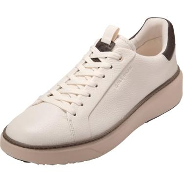 Imagem de Cole Haan Tênis de golfe masculino Grandpro Ashland Golf, Marfim à prova d'água/verde-oliva, 9 Wide