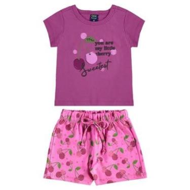 Imagem de Conjunto Cerejinhas Blusa e Short Bee Loop-Feminino